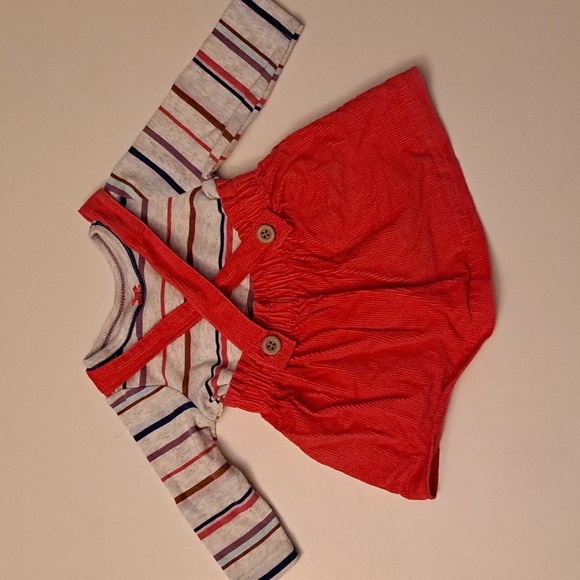 "3 months" NWOT baby girl overall outfit πΆπ - Picture 2 of 6